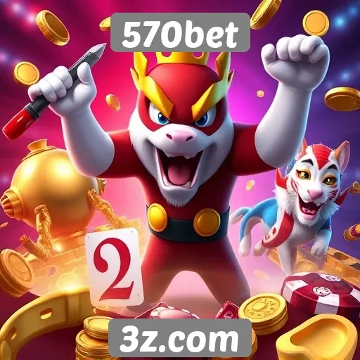 Variedade de jogos disponíveis na 570bet